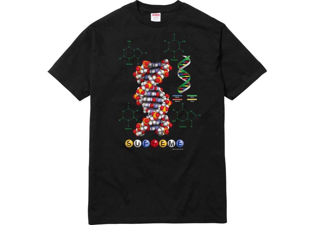 supreme dna tee white