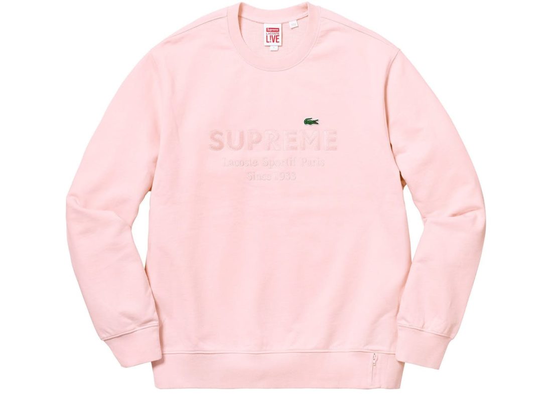 supreme lacoste crewneck