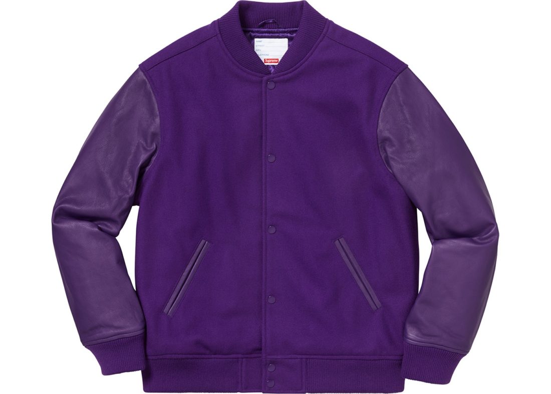purple supreme jacket
