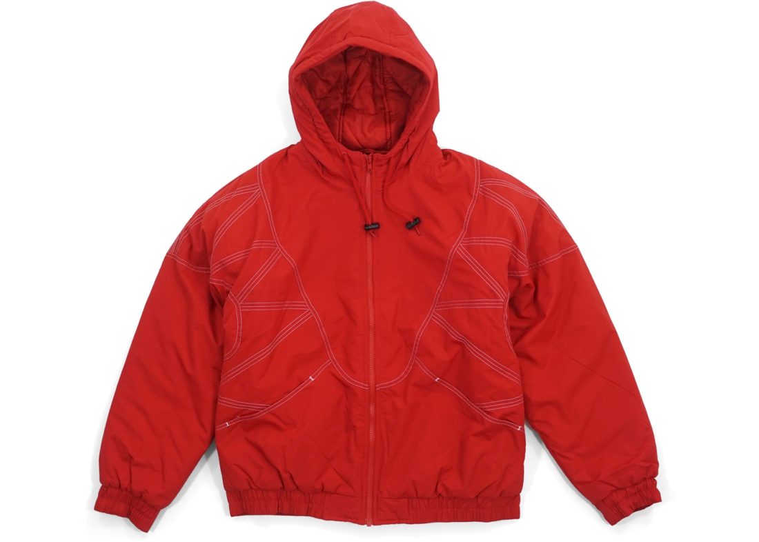 supreme red puffer jacket