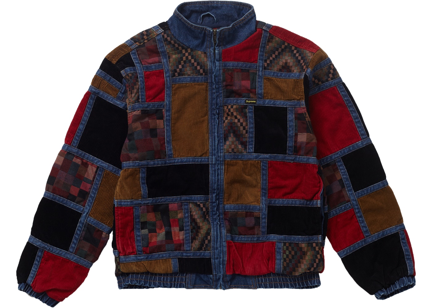patchwork jacket supreme