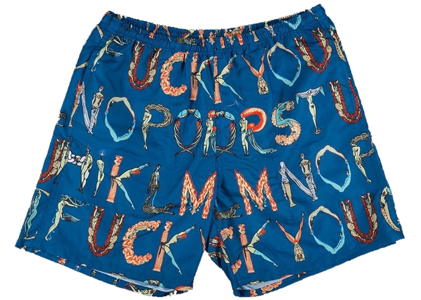 Supreme Alphabet Water Short Navy Spring/Summer 2018