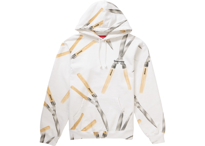 supreme shears hooded sweatshirt
