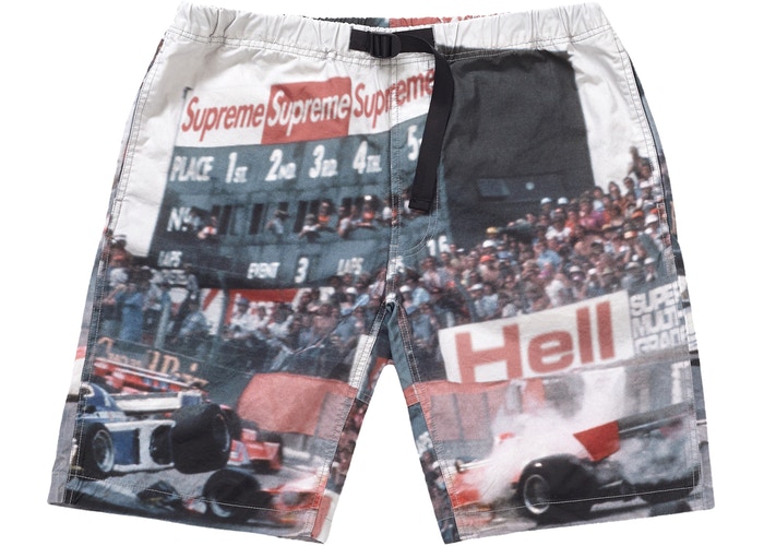 supreme racing shorts