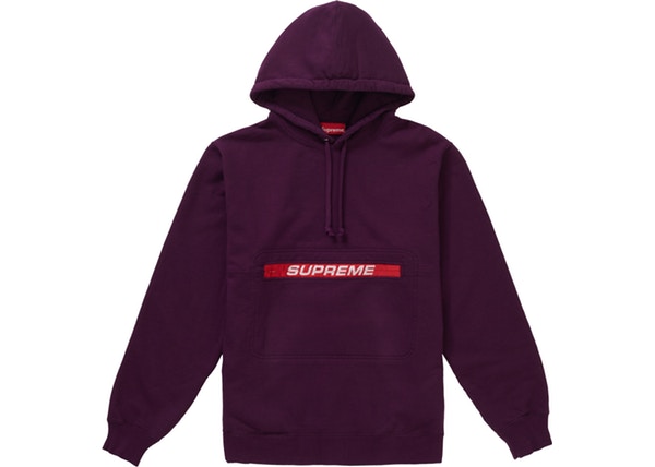 supreme zip pouch hooded
