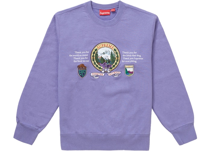 supreme mountain crewneck