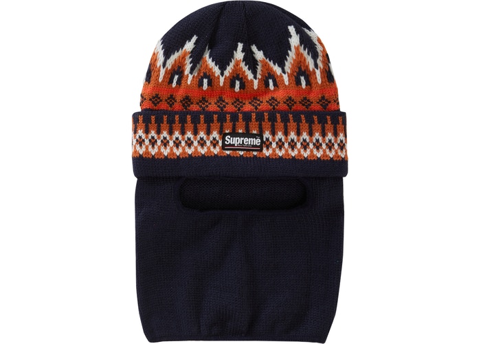supreme navy beanie