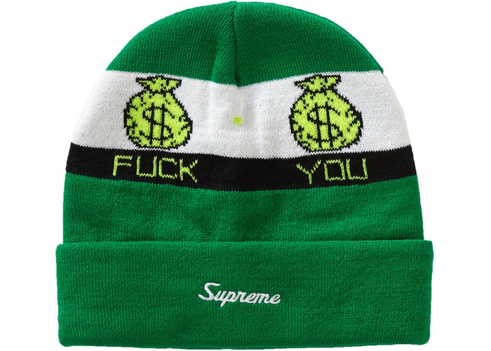 supreme beanie green