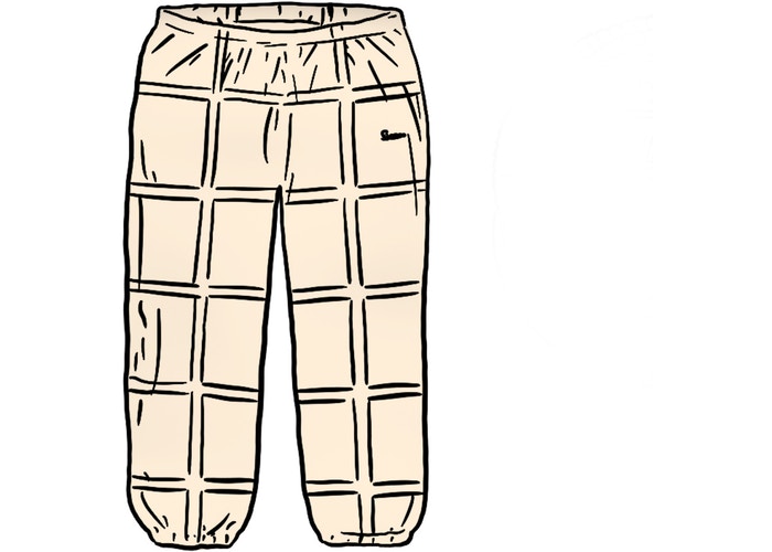 supreme grid taping velour