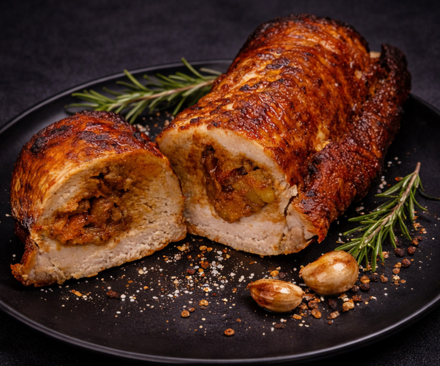 Lomo de cerdo relleno 