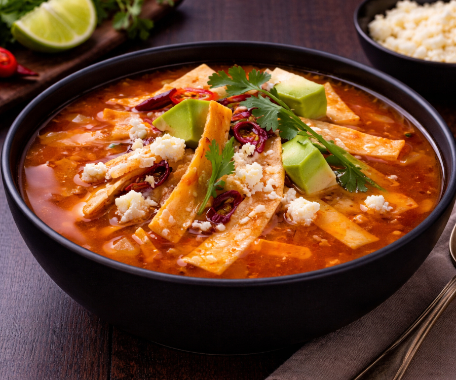 Sopa de tortilla 