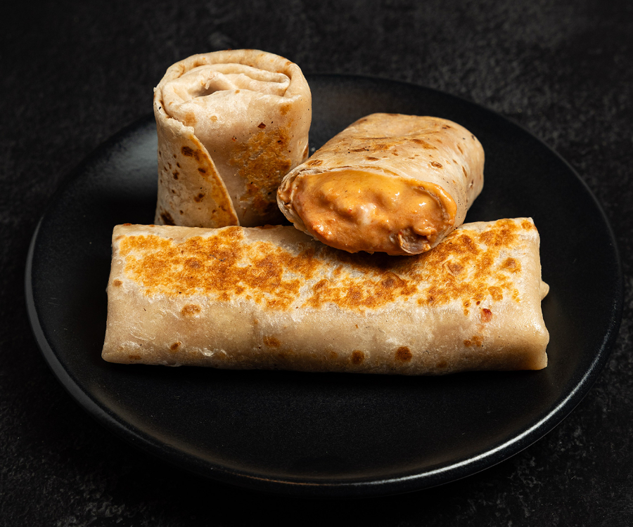 Burritos frijol con chorizo