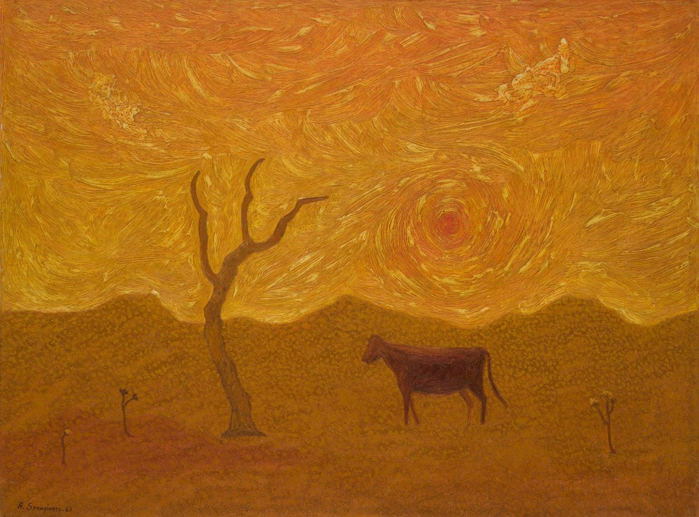 Árbol y vaca