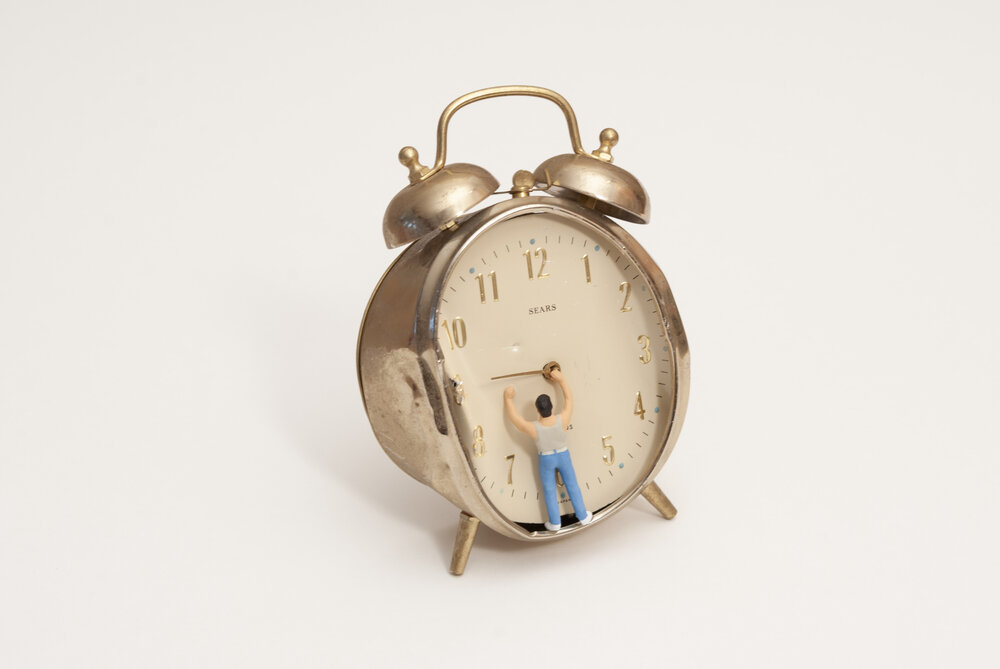 To fix it (bronze clock)