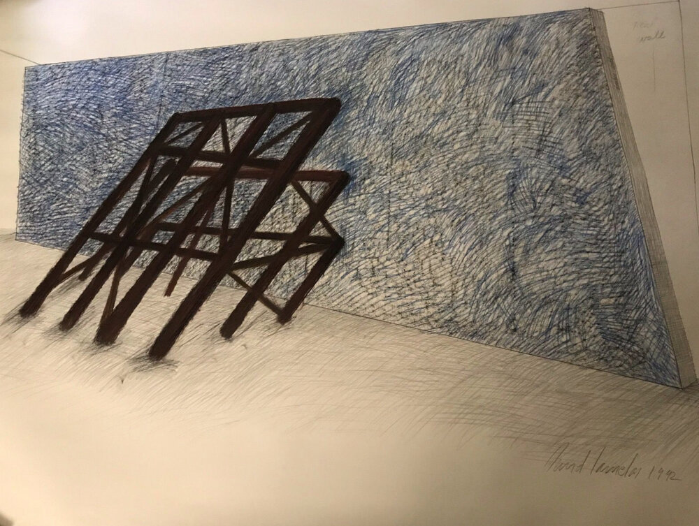 Tilted wall