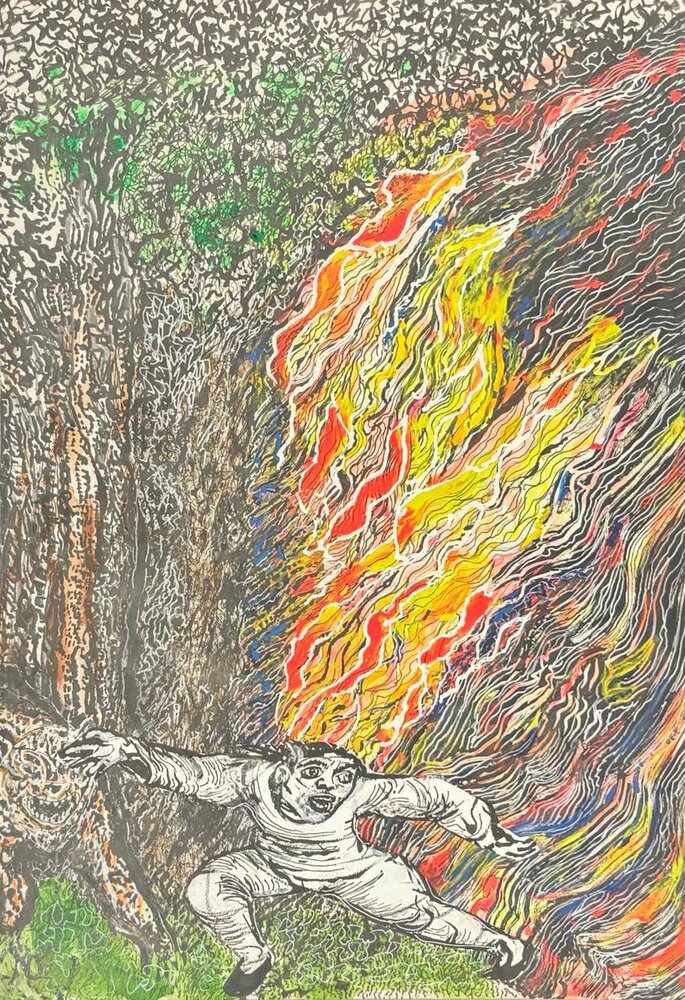 El incendio a mis espaldas
