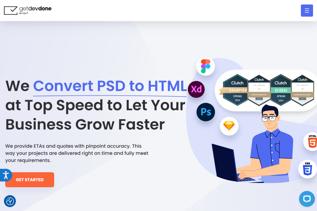 GetDeDone - PSd to HTML Development Company