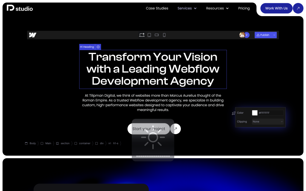 Tilipman Digital Webflow Agency