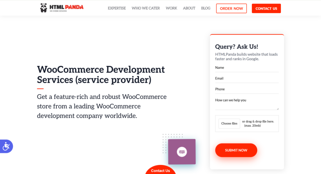 HTMLPanda - WooCommerce web development company