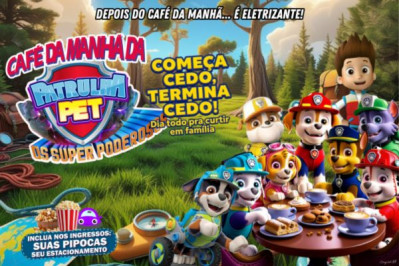 Café da Manhã Patrulha Pet: Os Super Poderosos