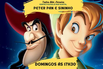 Peter Pan e Sininho na Terra do Nunca