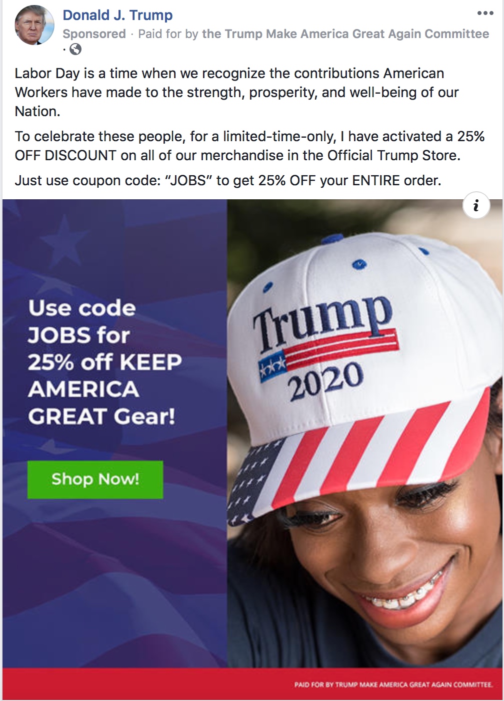 get a trump hat
