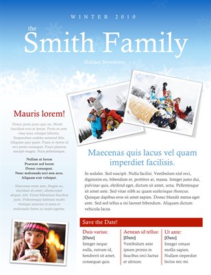 Newsletter Template for MS Word