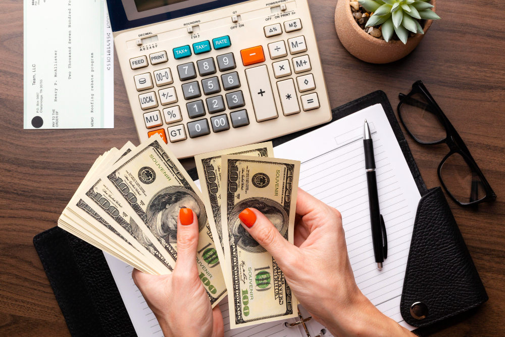 Cash in wallet