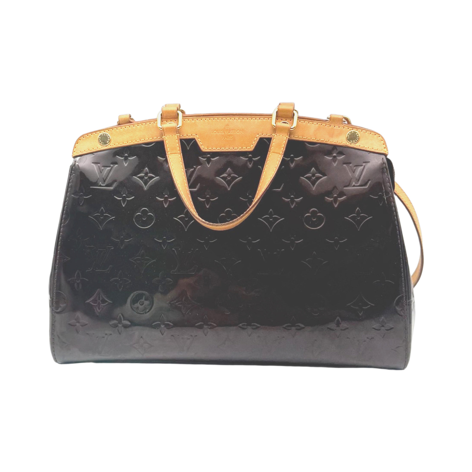 Louis Vuitton Amarante Monogram Vernis Brea MM