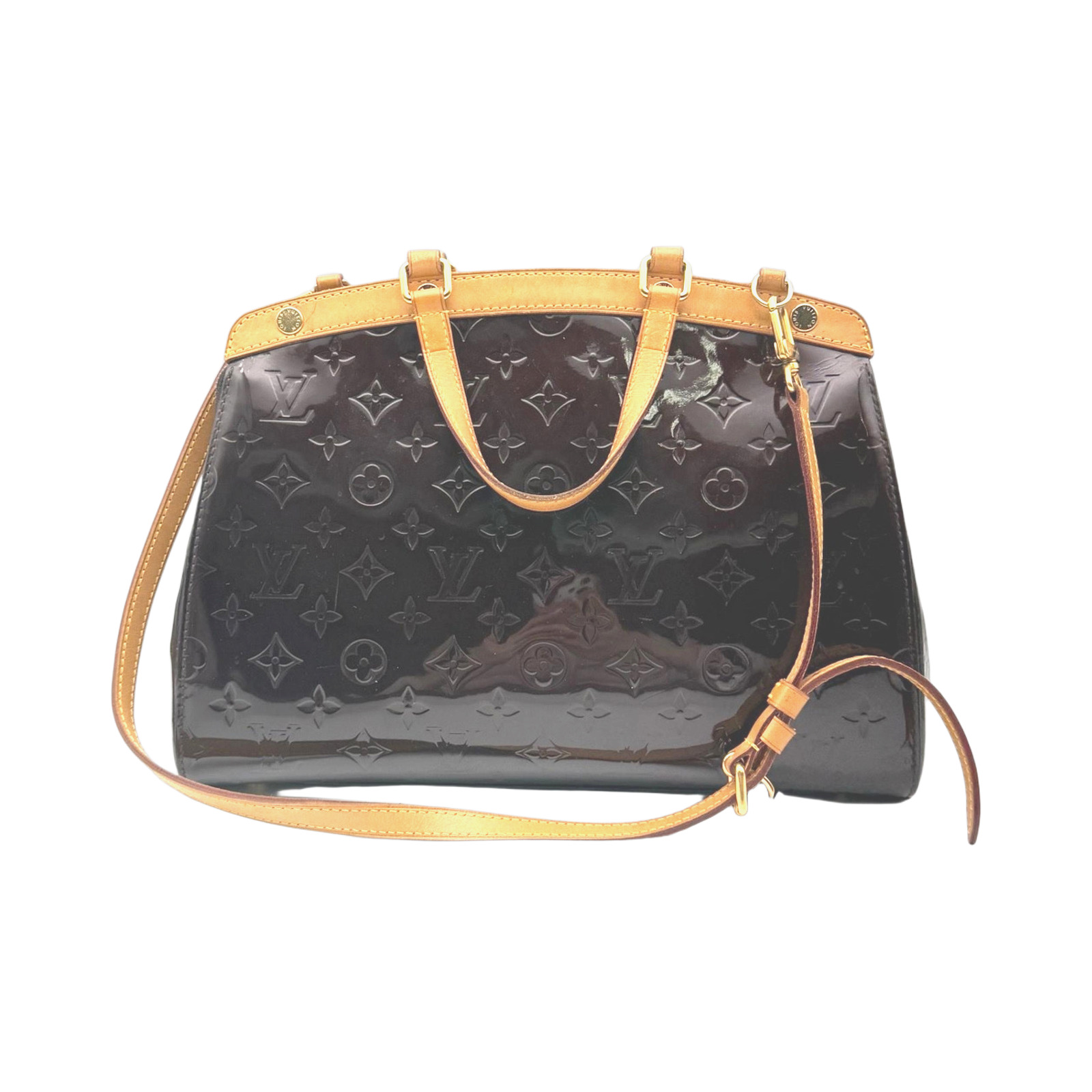 Louis Vuitton Amarante Monogram Vernis Brea MM photo 3