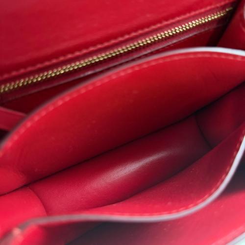 Celine Red Leather Classic Box Bag photo 5