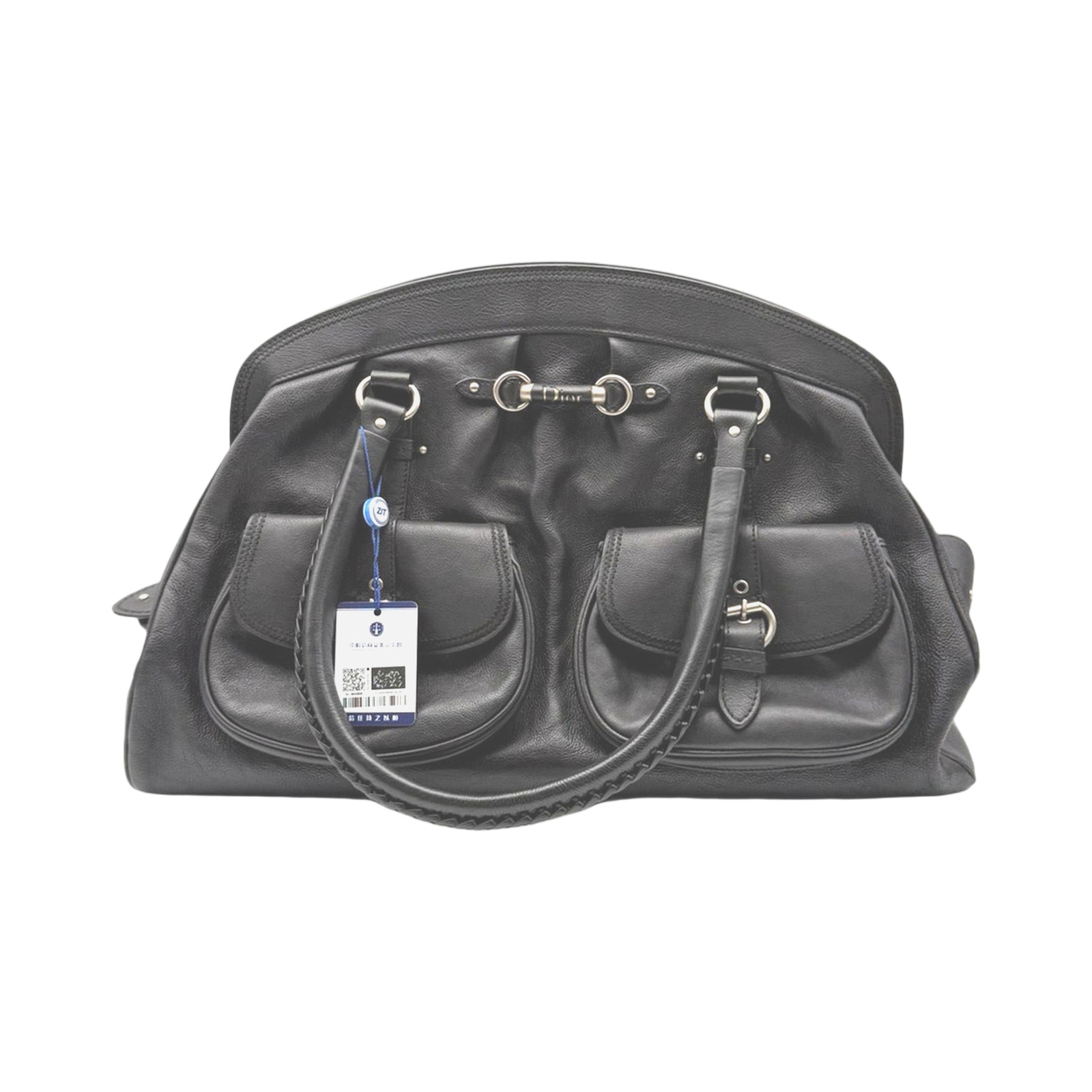 Christian Dior Black Leather My Dior Handbag
