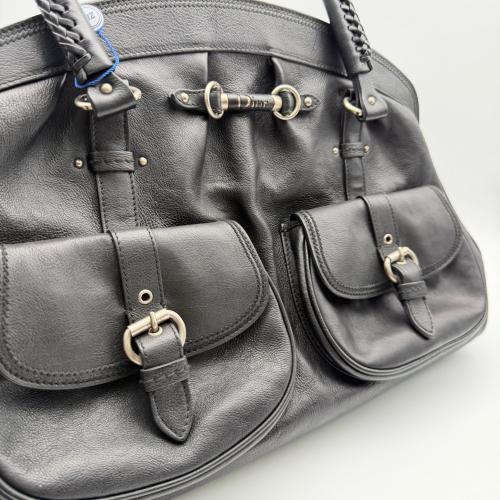 Christian Dior Black Leather My Dior Handbag photo 5