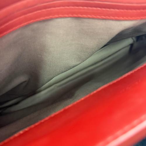 Bottega Veneta Red Intrecciato Leather Business Bag photo 7