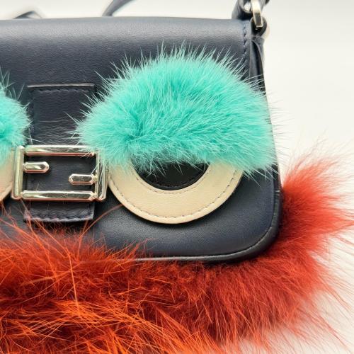 Fendi Micro Monster Baguette Crossody Bag photo 5