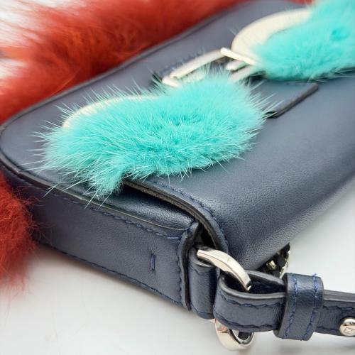 Fendi Micro Monster Baguette Crossody Bag photo 7