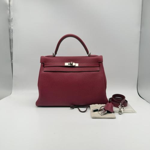 Hermès Birkin / Kelly — Red, 32cm