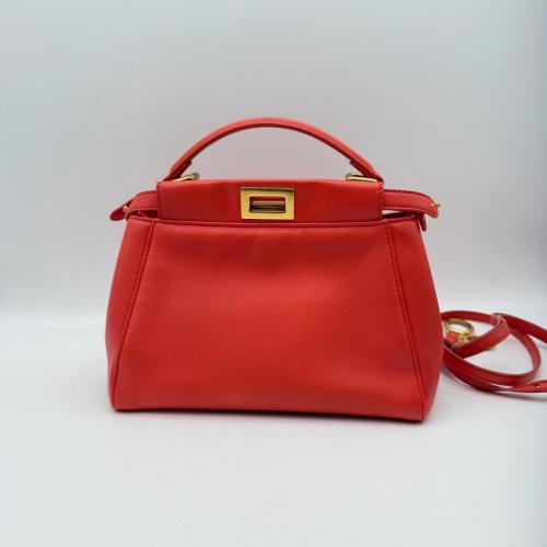 Fendi Leather Peekaboo Top Handle Bag photo 6