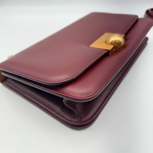 Bottega Veneta Burgundy Leather BV Classic Shoulder Bag photo 6
