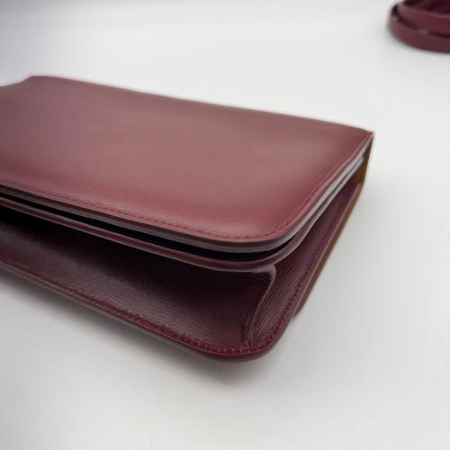 Bottega Veneta Burgundy Leather BV Classic Shoulder Bag photo 7