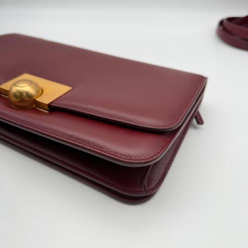 Bottega Veneta Burgundy Leather BV Classic Shoulder Bag photo 8