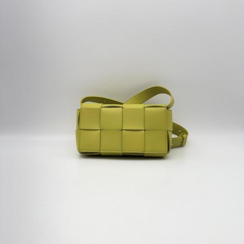 Bottega Veneta Cassette Intrecciato Leather Crossbody Bag