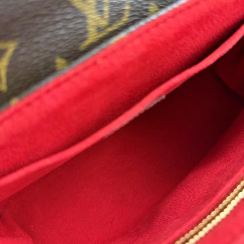 Louis Vuitton Red Leather and monogram Canvas Saint Placide Crossbody Bag photo 6