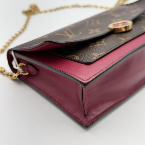 Louis Vuitton Flore Monogram Canvas Chain Wallet photo 3