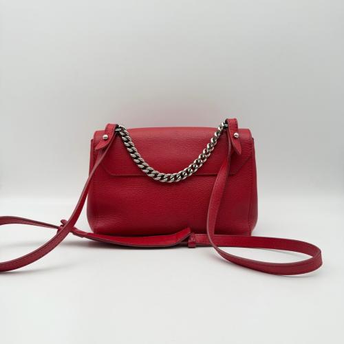 Louis Vuitton Red Grained Calfskin Lockme II BB Crossbody Bag photo 2
