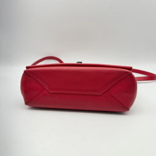 Louis Vuitton Red Grained Calfskin Lockme II BB Crossbody Bag photo 3