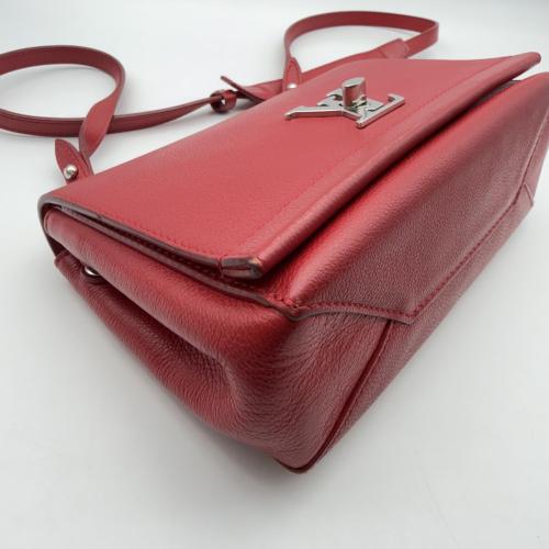 Louis Vuitton Red Grained Calfskin Lockme II BB Crossbody Bag photo 5