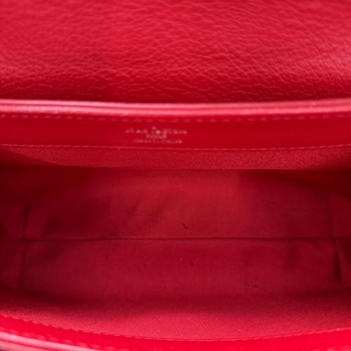 Louis Vuitton Red Grained Calfskin Lockme II BB Crossbody Bag photo 6