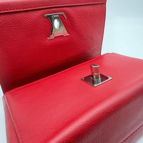 Louis Vuitton Red Grained Calfskin Lockme II BB Crossbody Bag photo 7