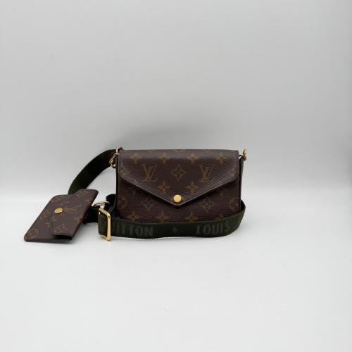Louis Vuitton Monogram Félicie Strap & Go Crossbody